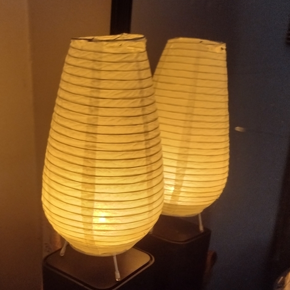 Nordic Ware Other - Japanese Style Paper Lantern Table Lamps